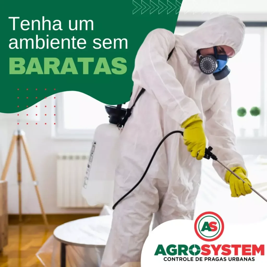 dedetização de baratas